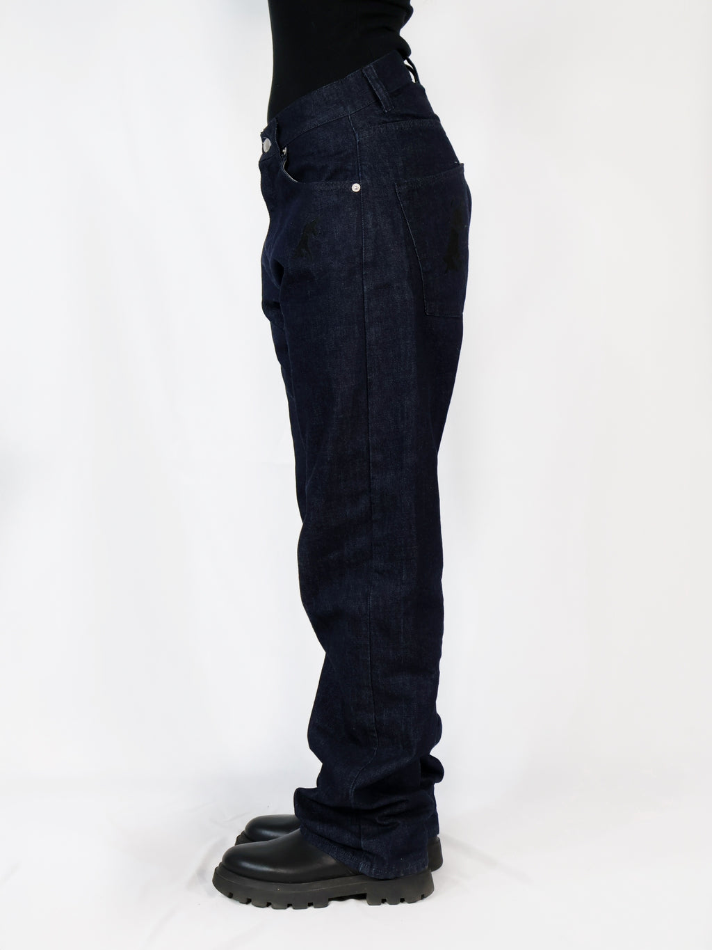 Navy Blue + Black