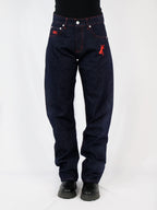 Navy Blue + Red