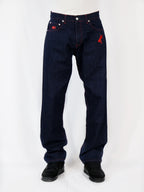 Navy Blue + Red