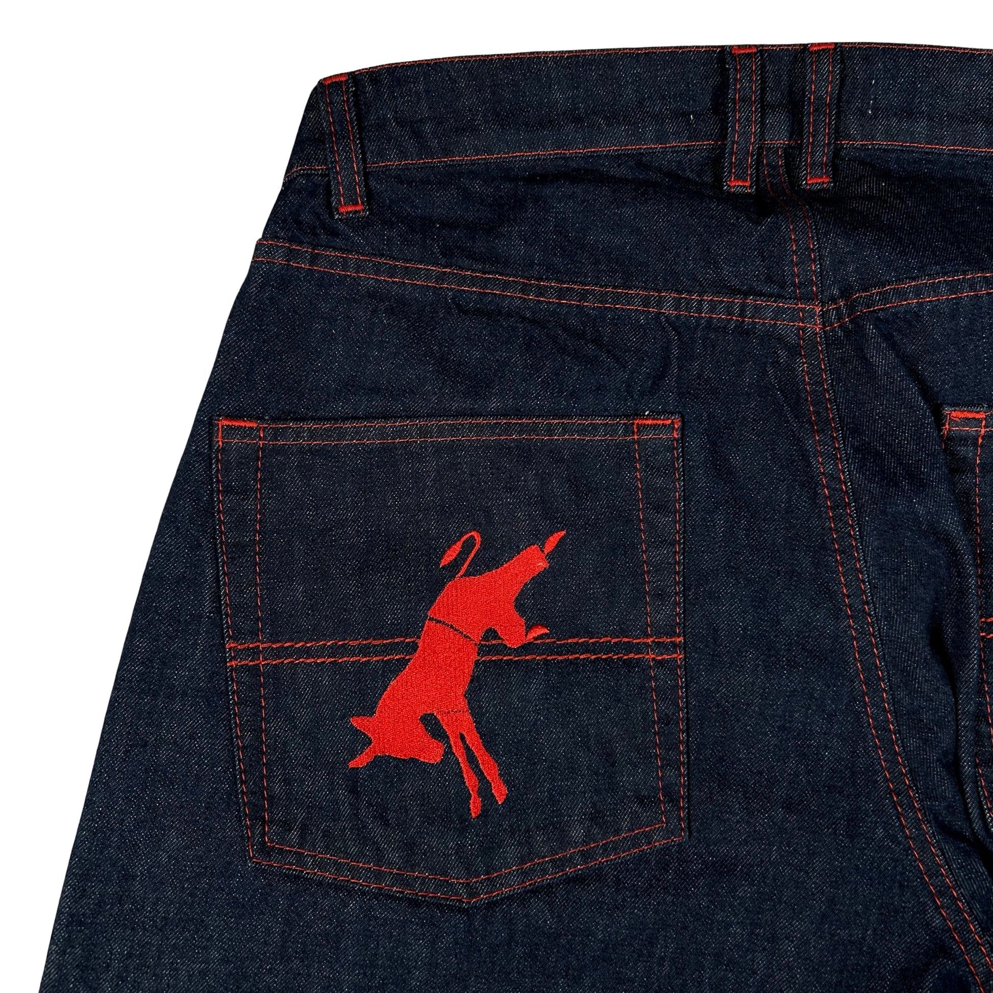 Navy Blue + Red