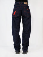 Navy Blue + Red