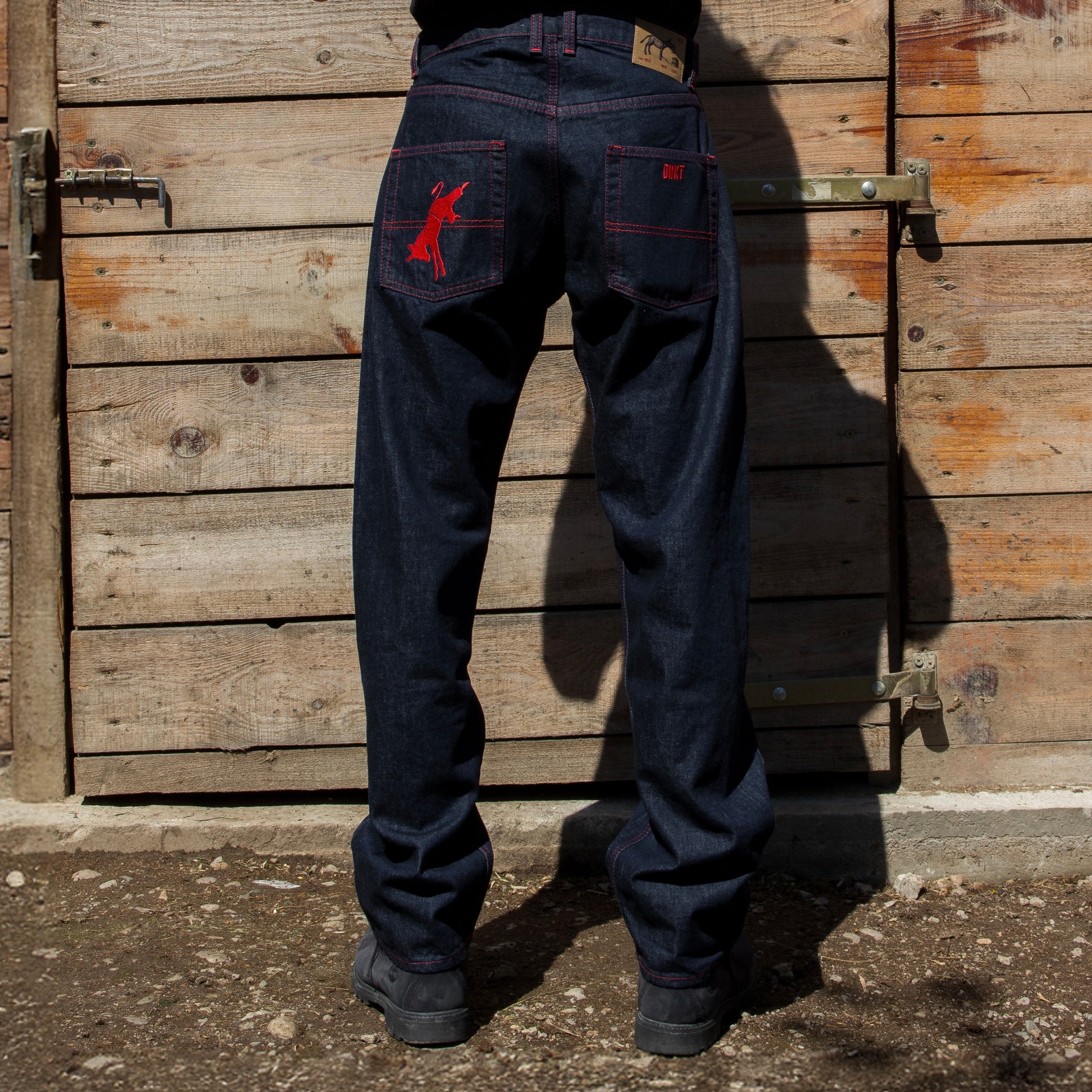 Navy Blue + Red
