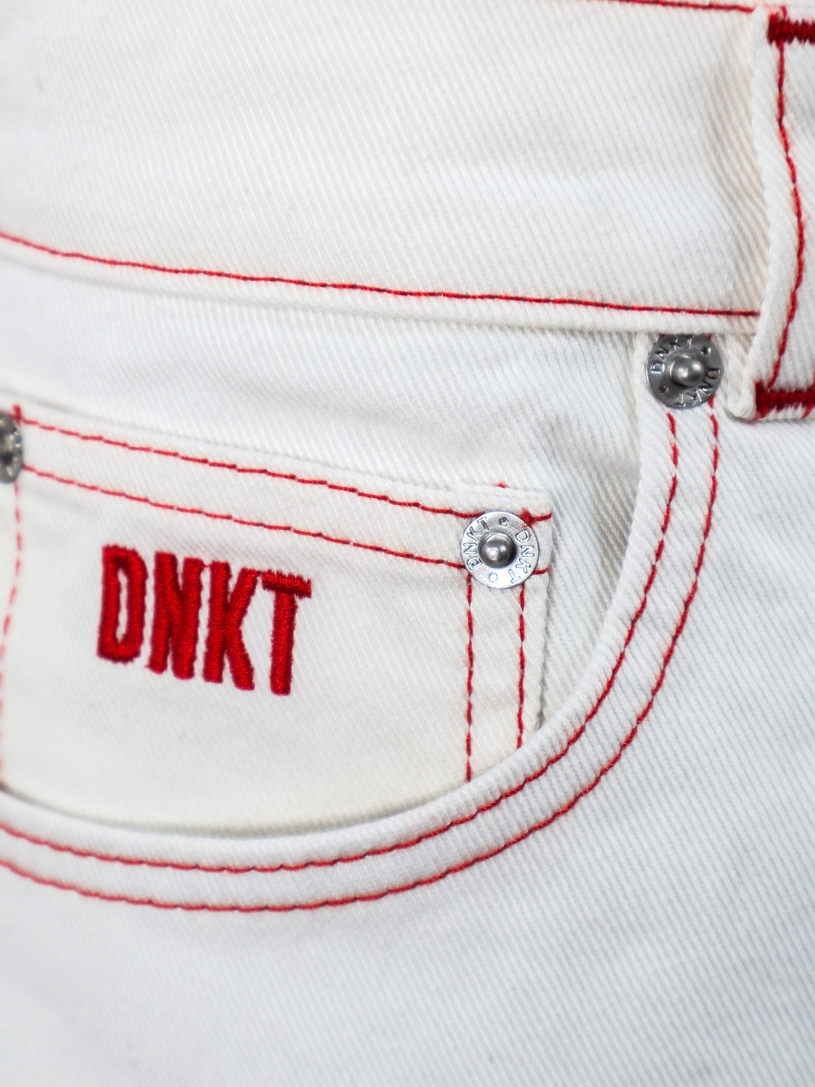 Unisex Jorts (WHITE/RED)