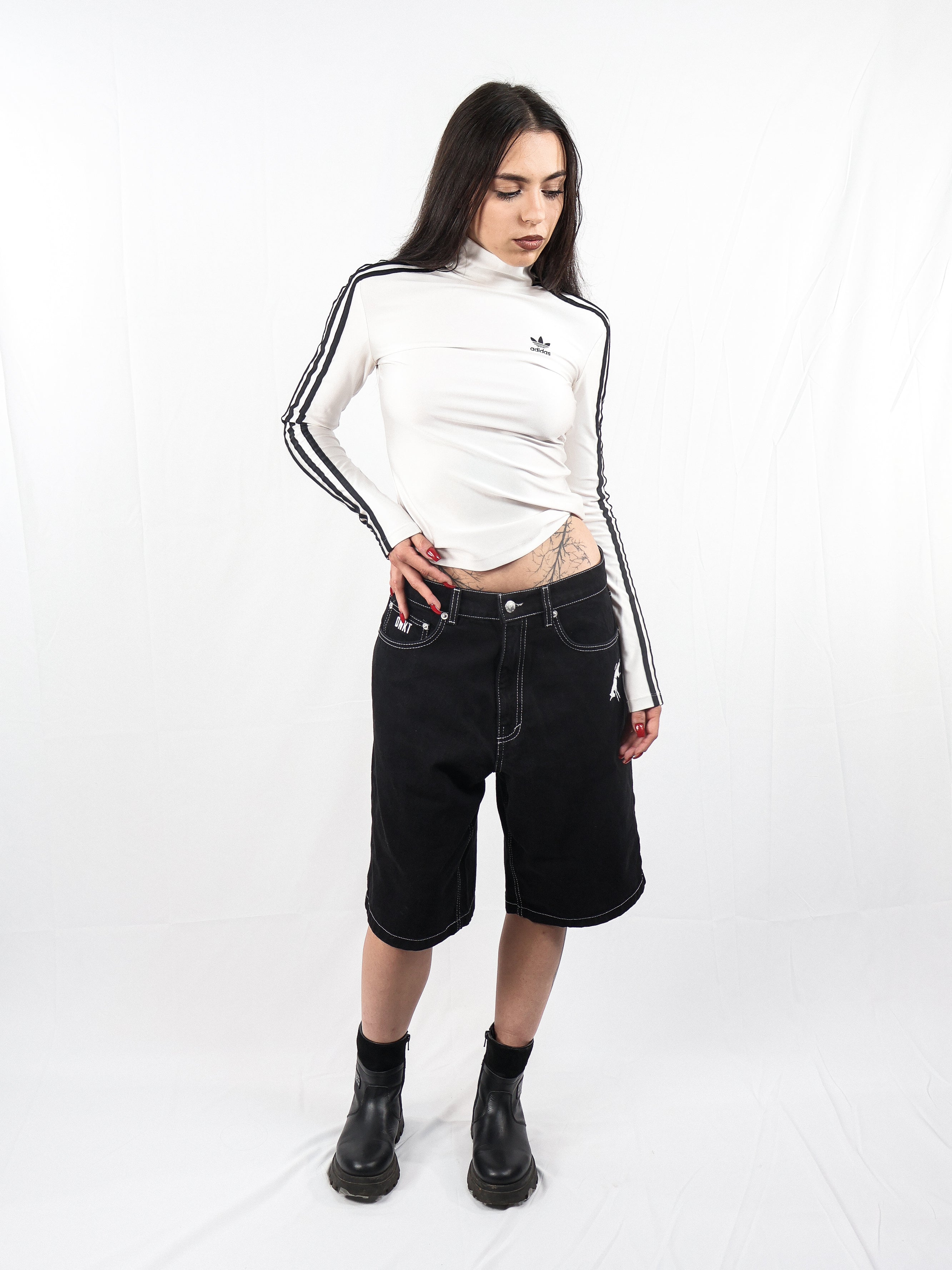 Unisex Jorts (BLACK/WHITE)