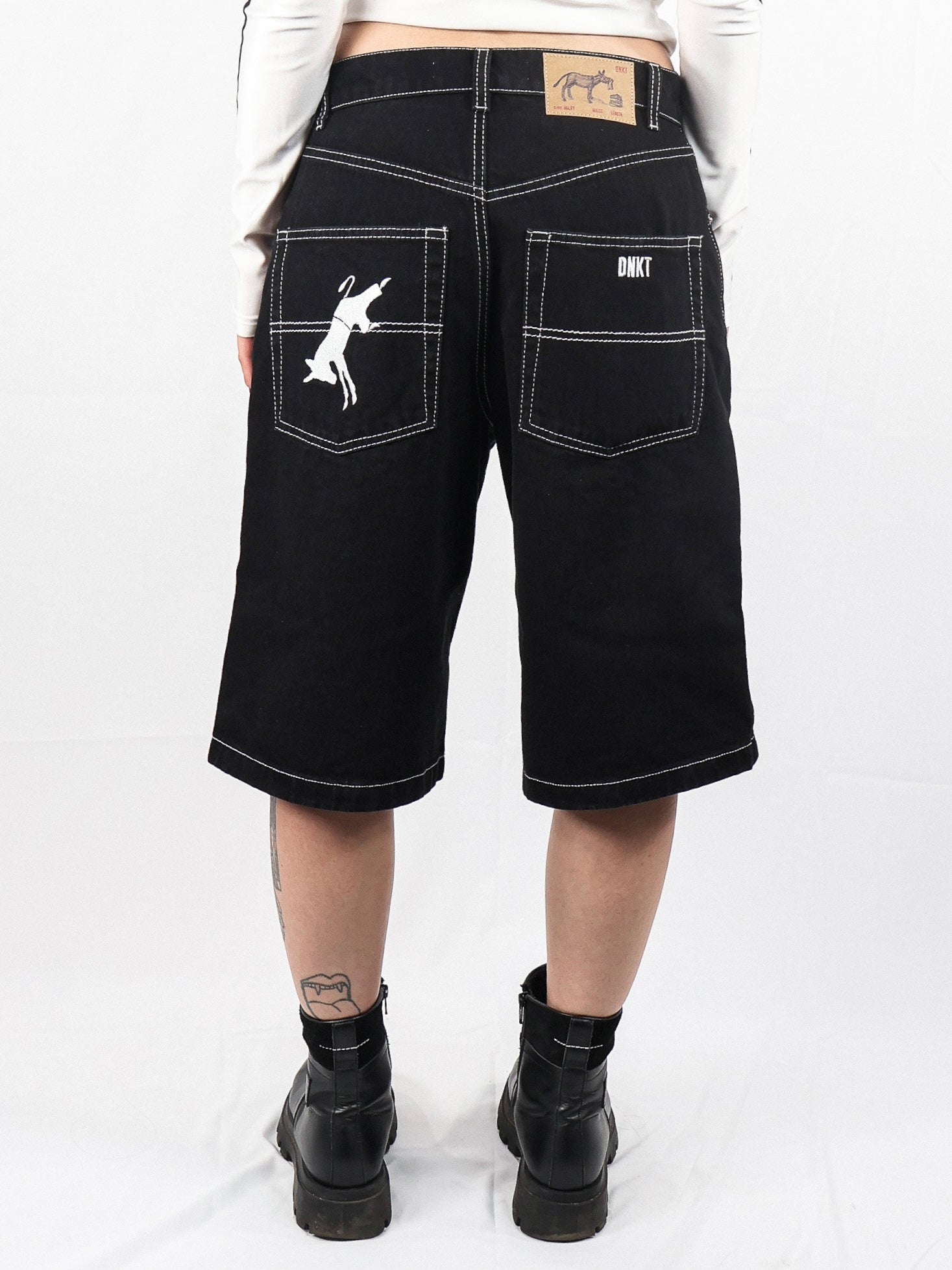 Unisex Jorts (BLACK/WHITE)