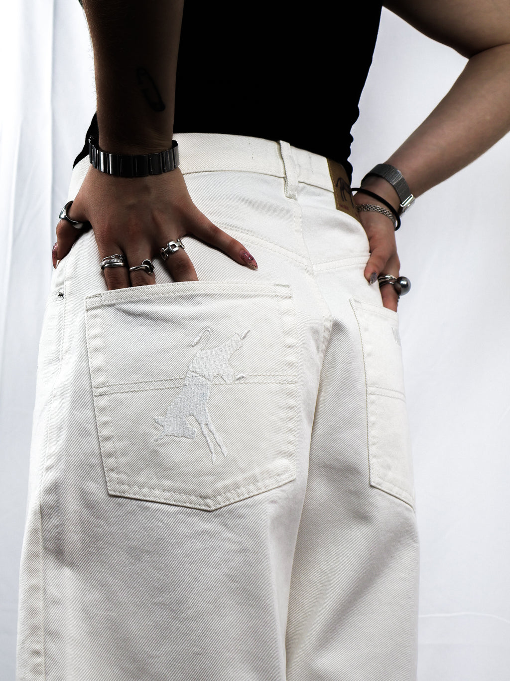 Unisex Jorts (WHITE)