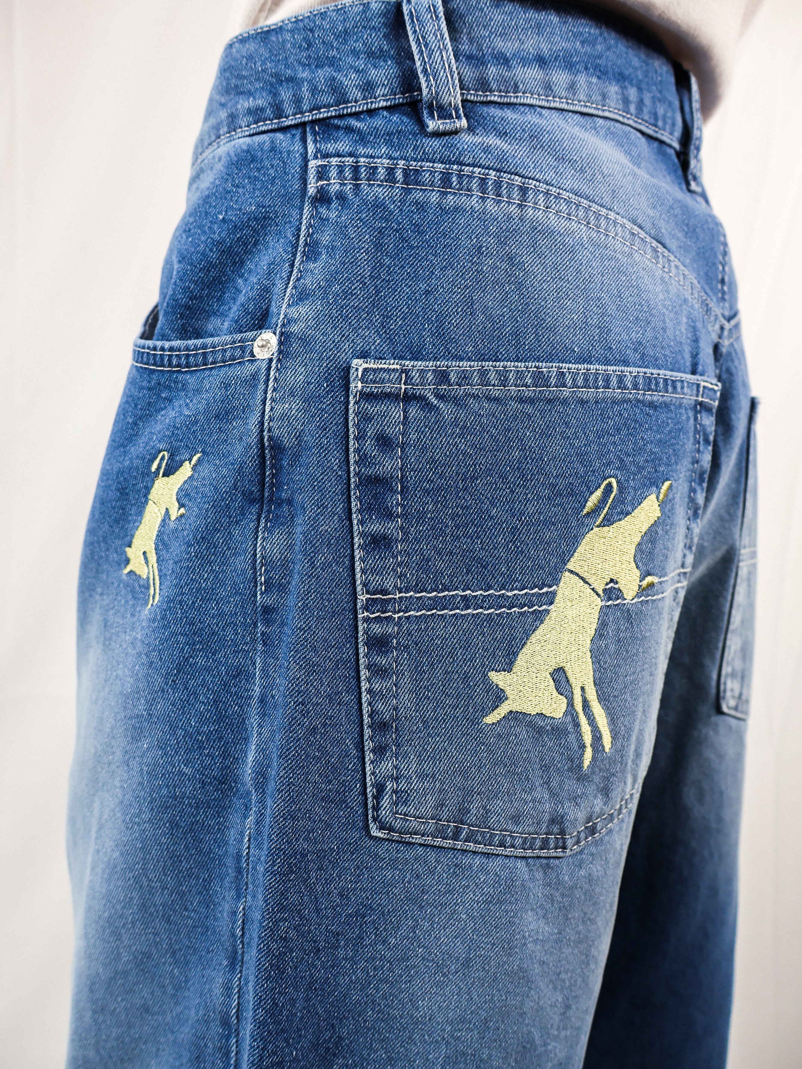 Unisex Jorts (BLUE/GOLD)