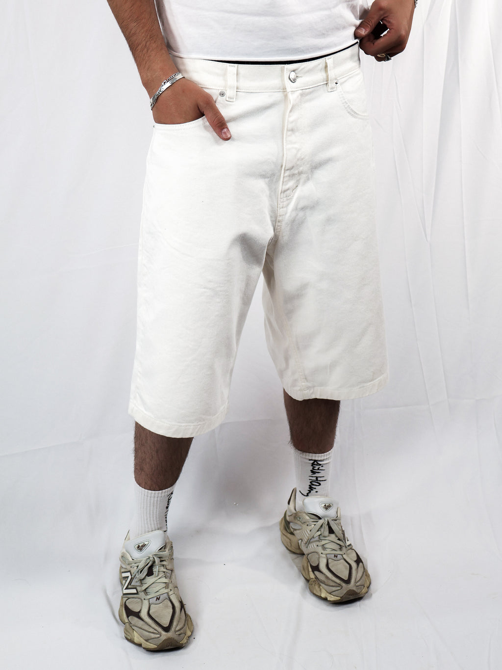 Unisex Jorts (WHITE)