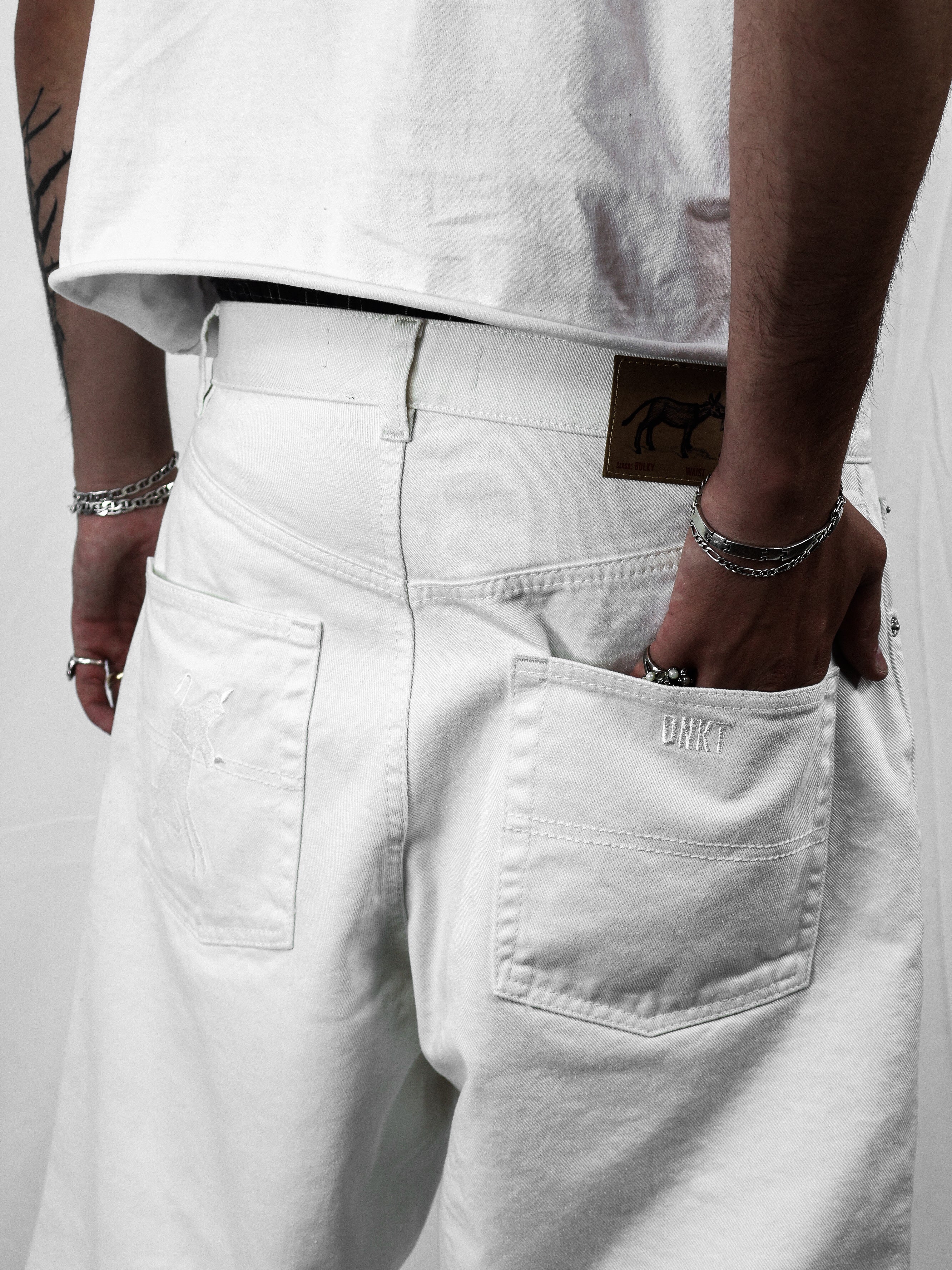 Unisex Jorts (WHITE)