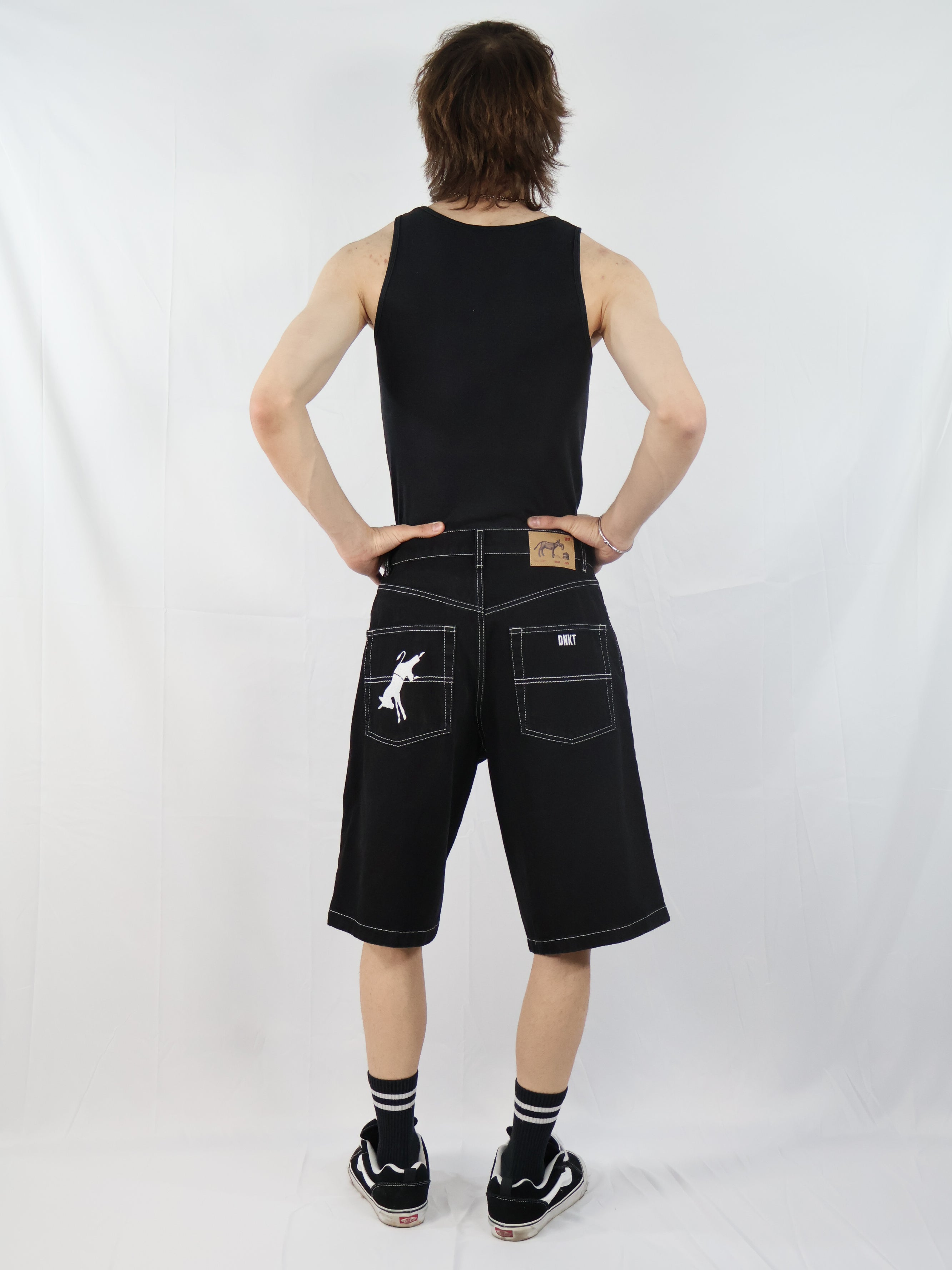 Unisex Jorts (BLACK/WHITE)
