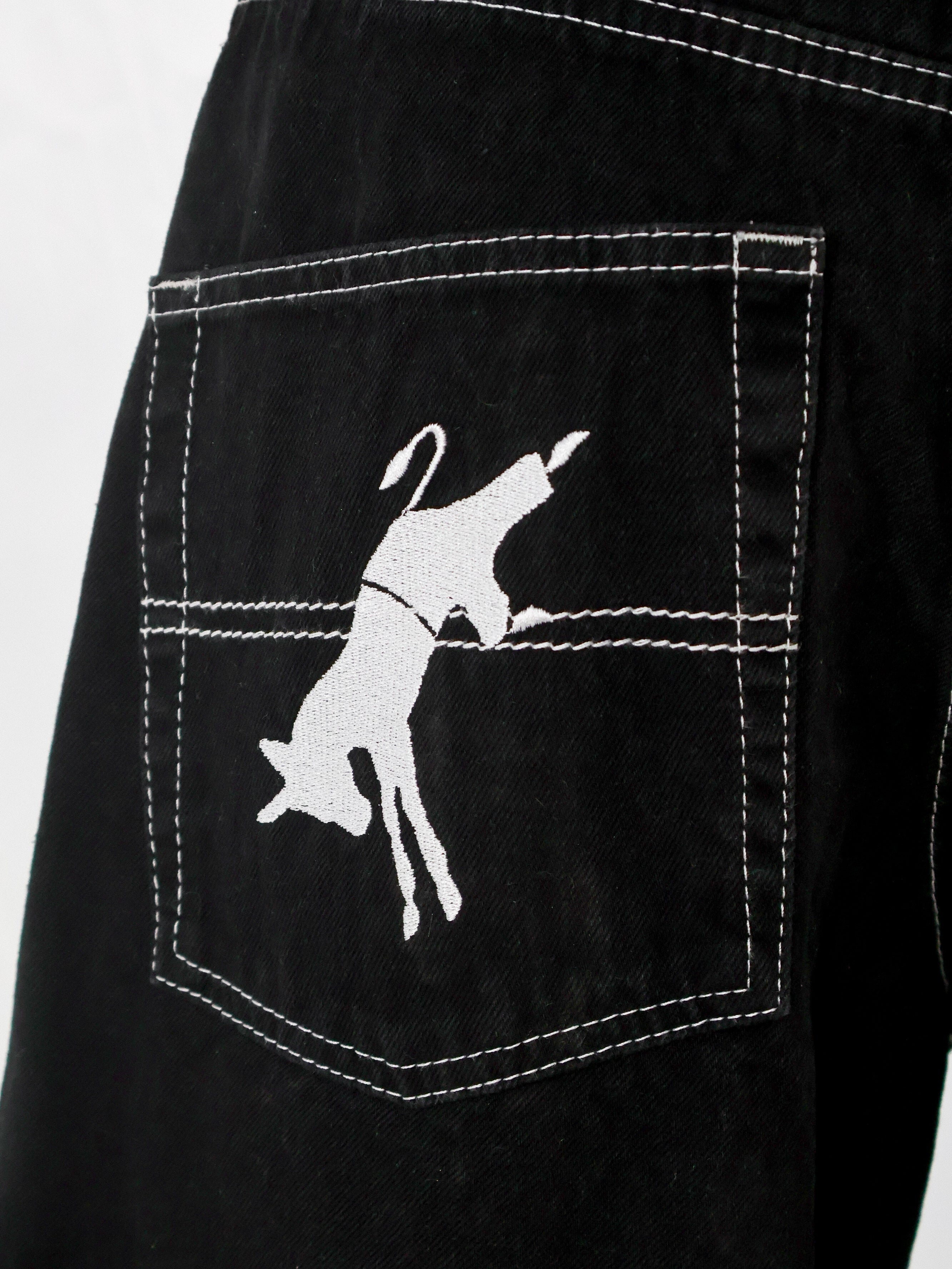 Unisex Jorts (BLACK/WHITE)