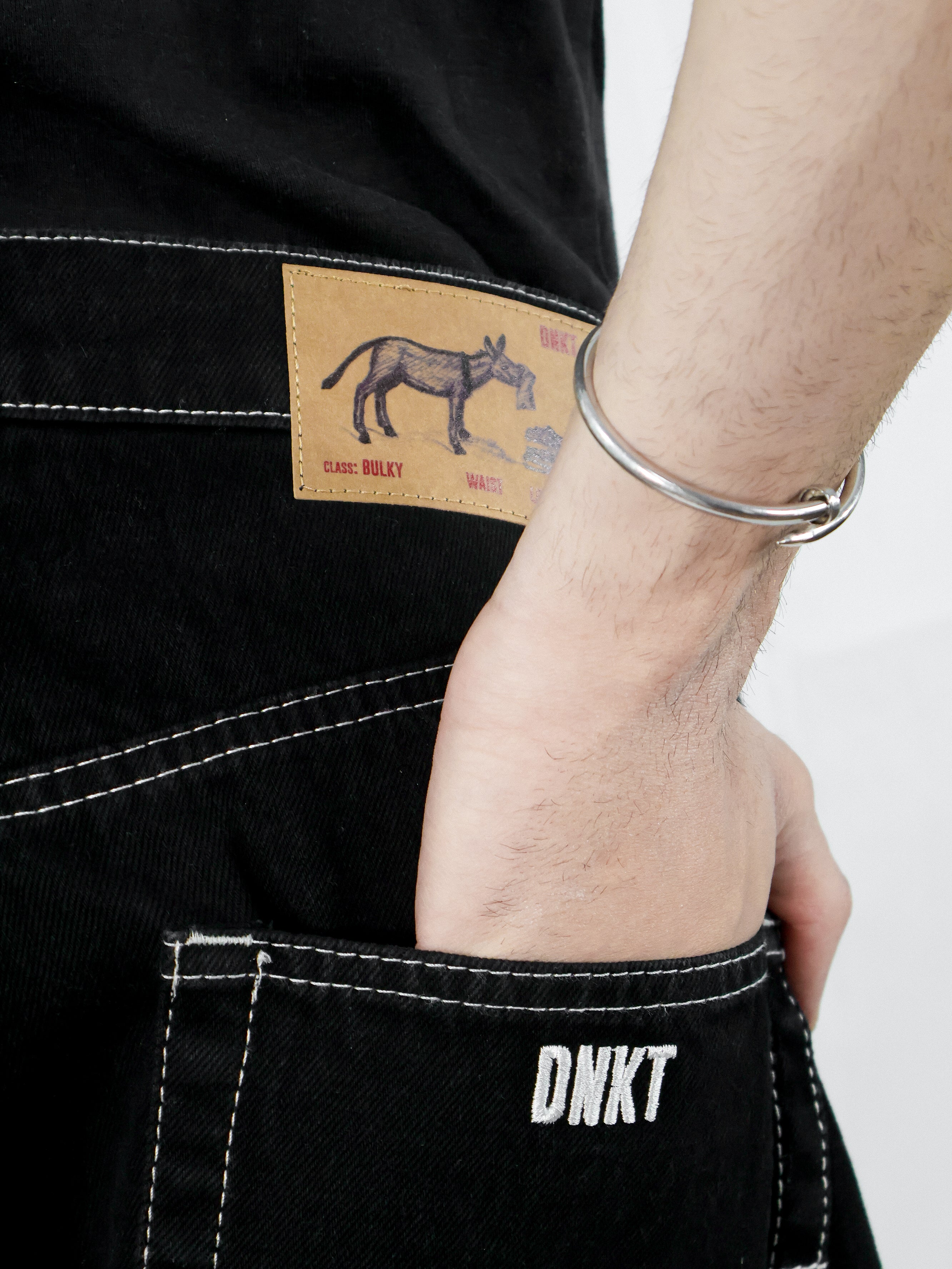 Unisex Jorts (BLACK/WHITE)